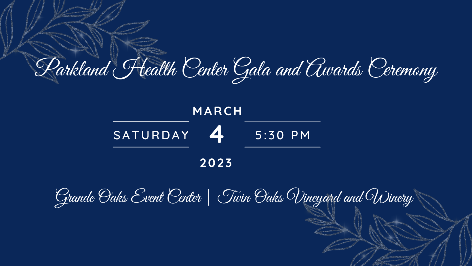Parkland Health Center Gala and Awards Ceremony - Header Image